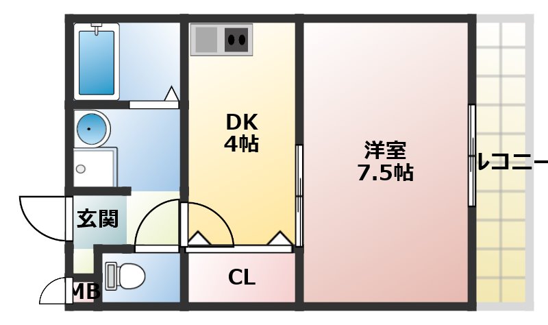 アリーバ上市の間取り