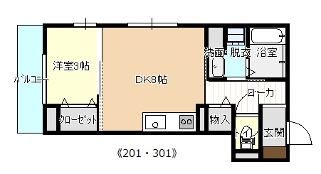 Lcrew舟入の間取り