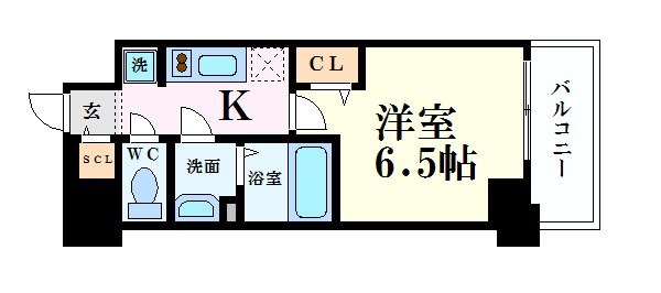 プレサンス梅田北ディアの間取り