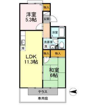 ドミール　タキグチの間取り