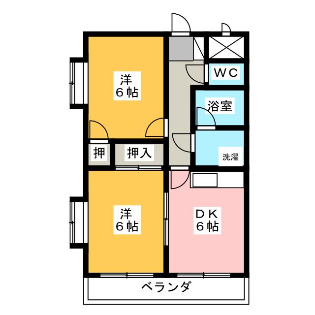 ロワII森田町の間取り