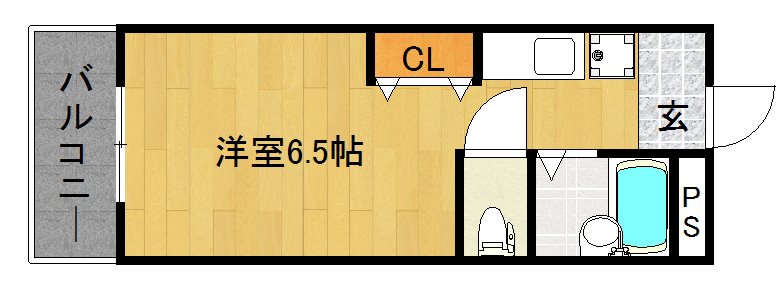 カーサ御所西の間取り