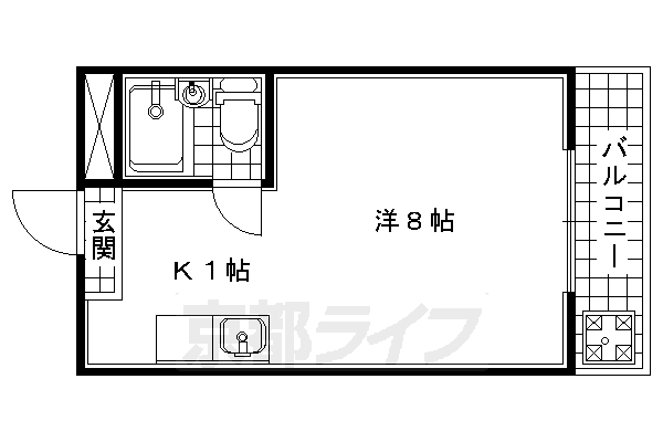 ルレヴェナミカワIIの間取り