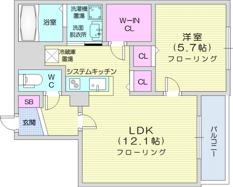 MesigGreenの間取り