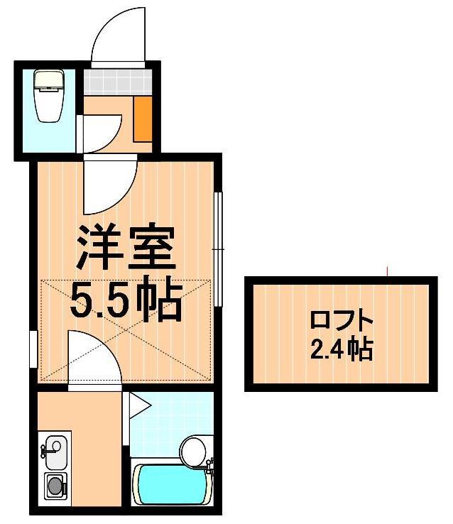 リベルテ北千住の間取り