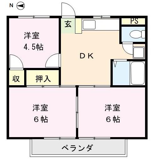 ハイツソレイユ_間取り_0