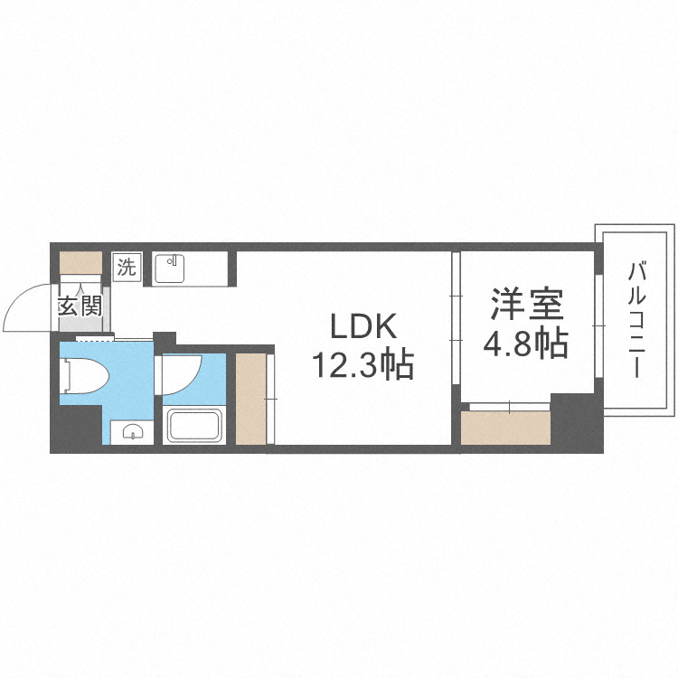 Uresidence temmabashiの間取り