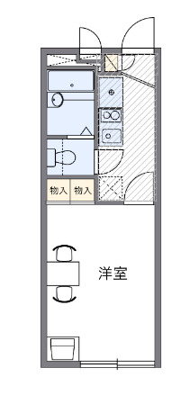 レオパレスカネエーズ吾妻の間取り