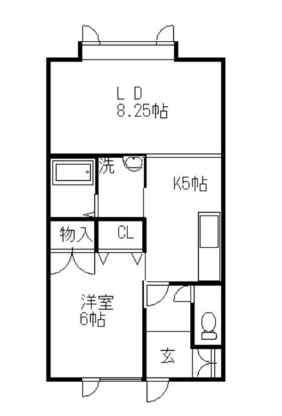 レオハウスの間取り