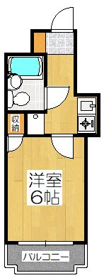 京都市伏見区深草西浦町２丁目のマンションの間取り