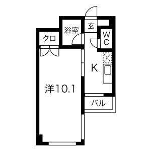 サワータウン白山の間取り