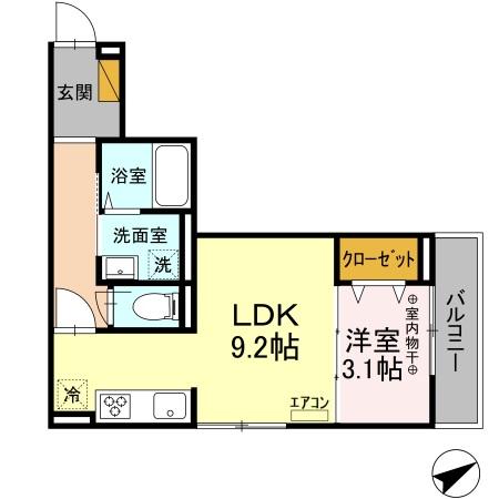 D-PALACE富士見の間取り