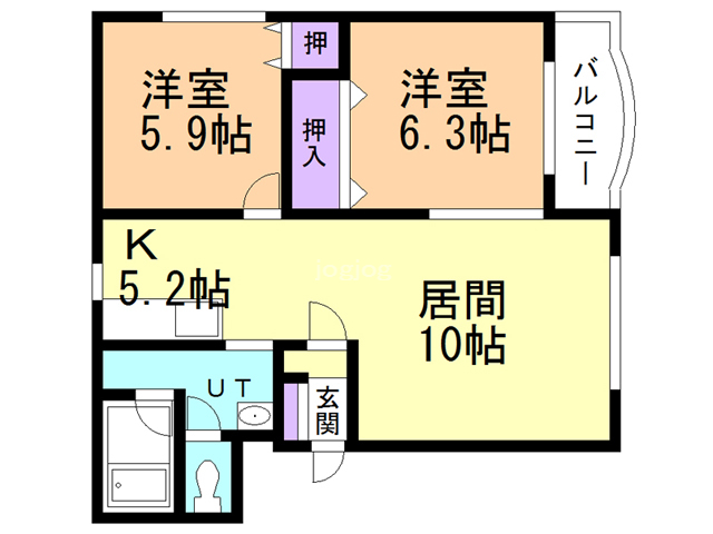 ピュアライフ壱番館の間取り