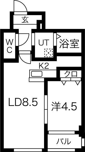 フランセレジデンシア リシェス南麻生の間取り