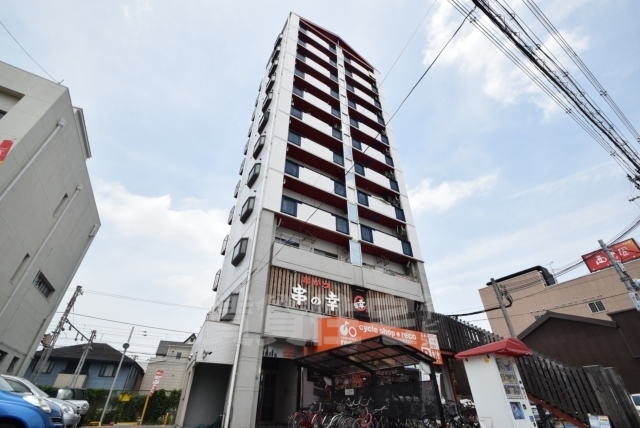 大阪市阿倍野区阿倍野元町のマンションの建物外観