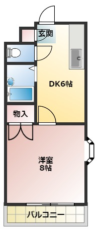 シャトレ鳥之瀬の間取り