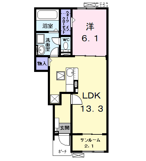 クラヴィーアIの間取り