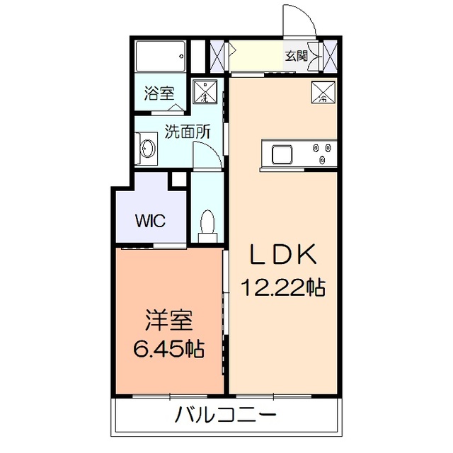 ボンヌール18の間取り