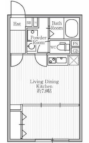 ハーモニーグラシア武蔵小山の間取り