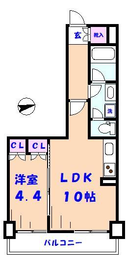 パークアクシス市川の間取り