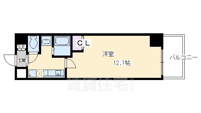 アネックス西洞院の間取り