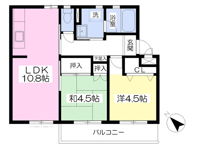 【ルネッタ青山の間取り】