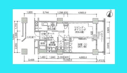 Ｊタワー西大井イーストタワーの間取り