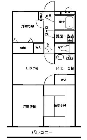 スマイル?1の間取り