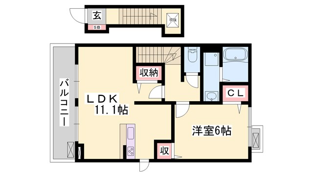 ブリーズ坂上の間取り