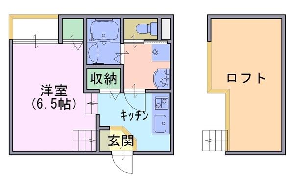 ハーモニーテラス淀下津の間取り