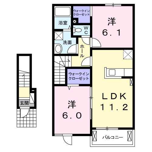 ルピナス IIの間取り