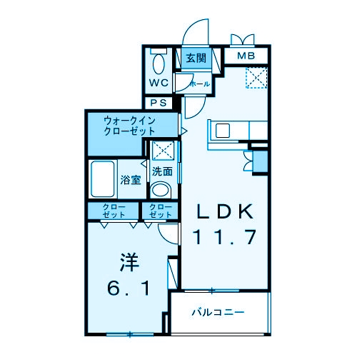 メゾングランディール川崎の間取り