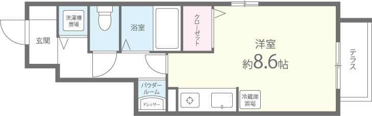 グリーンハイムの間取り