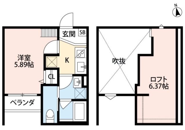 堺市堺区桜之町東のアパートの間取り