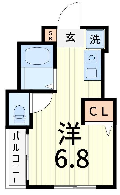 レスペデザ高砂の間取り