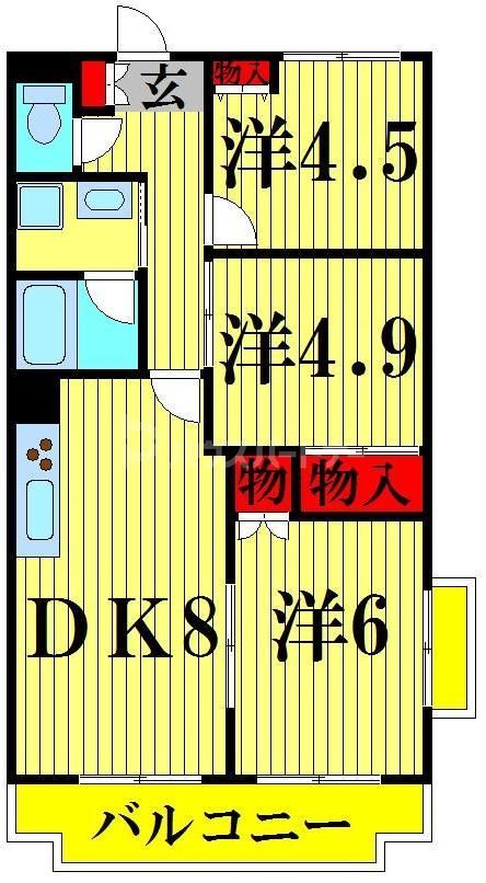 メイプルの間取り