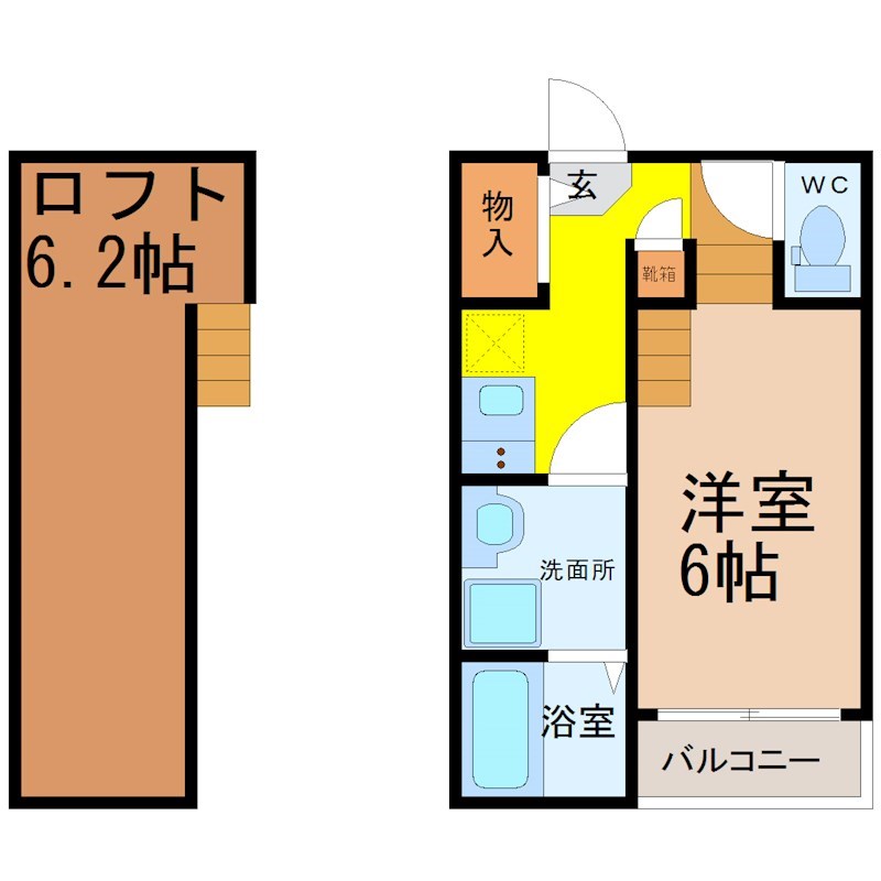 stage徳重の間取り