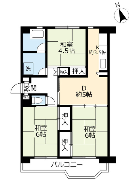 ＵＲ大幸東の間取り