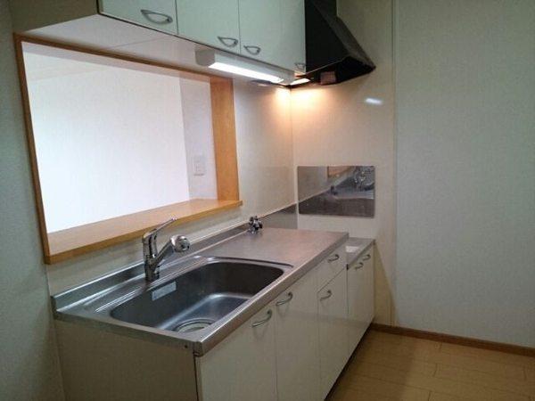 キッチン　ガスコンロ設置可！