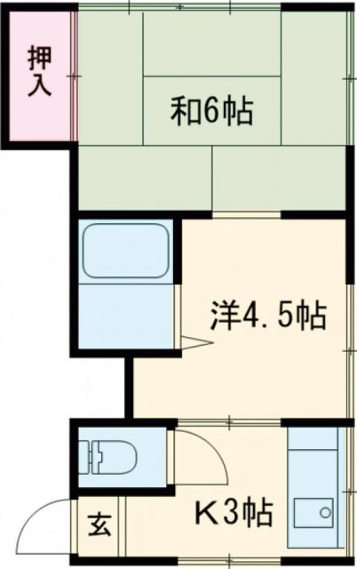 ナンブハイム3の間取り写真