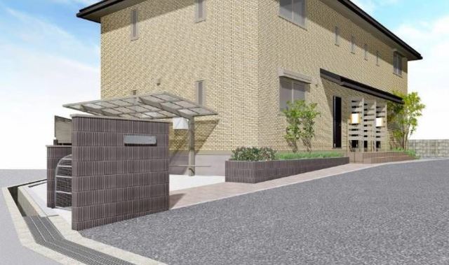 建物外観　完成パース