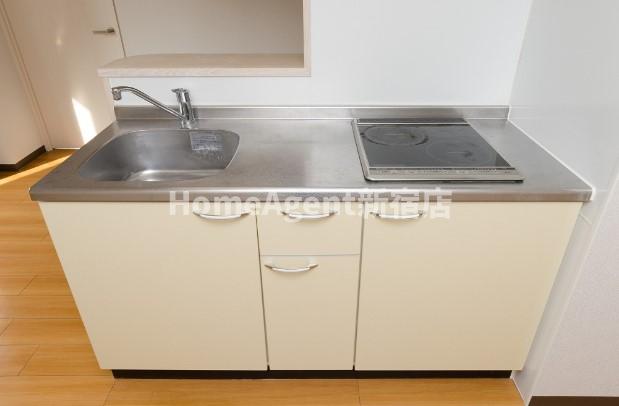 キッチン　同仕様写真 初期費用約40万円。契約金分割・現金・クレジット