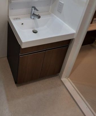 洗面設備　別タイプ部屋　参考写真です