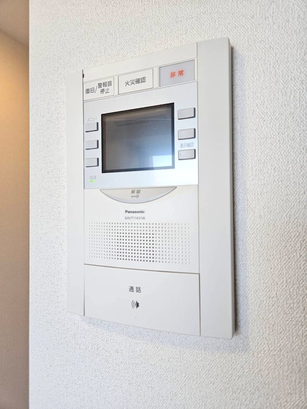 セキュリティ　モニターインターホンです。