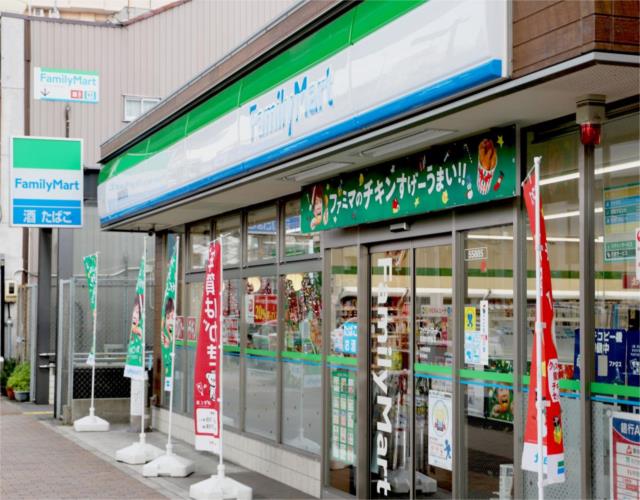 コンビニ　ファミリーマート 浅間町駅前店（コンビニ）まで120m