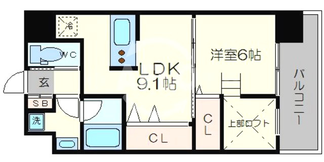 NORTH VILLAGE参番館の間取り写真