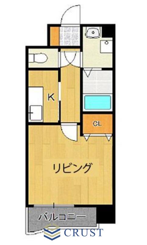 地下鉄七隈線 賀茂駅 徒歩3分 8階建 築22年の間取り写真