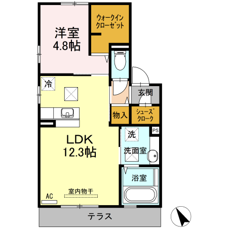 リバーサイドヒルズの間取り写真