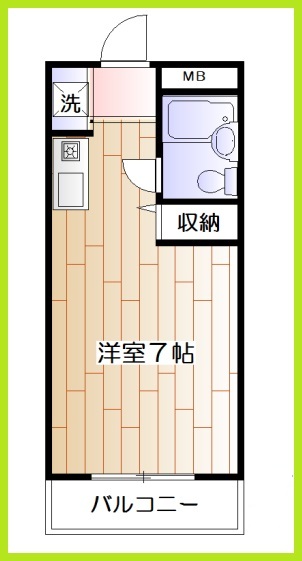 フレール南林間の間取り写真
