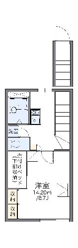 レオパレスウィル５５の間取り